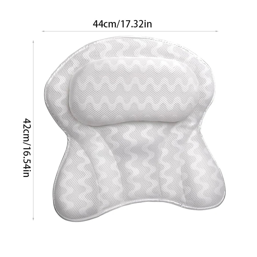 CloudSoft 3D Bath Pillow & Spa Cushion