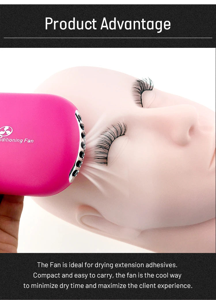 Mini USB Lash Fan Dryer – Portable Eyelash Extension Dryer Tool