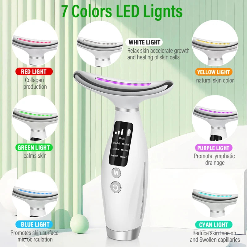 Vibration Massage Face & Neck Beauty Device
