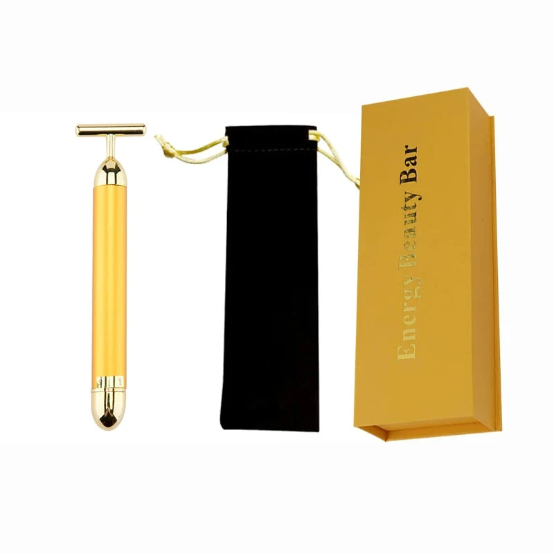 24K Gold T Electric Face-lifting Facial Massage