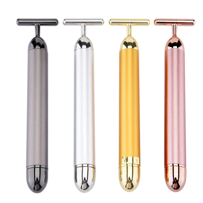 24K Gold T Electric Face-lifting Facial Massage