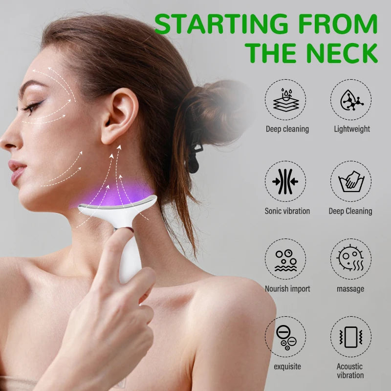Vibration Massage Face & Neck Beauty Device