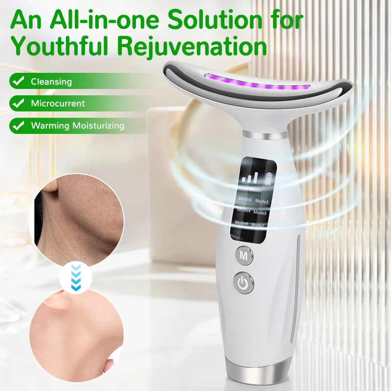 Vibration Massage Face & Neck Beauty Device