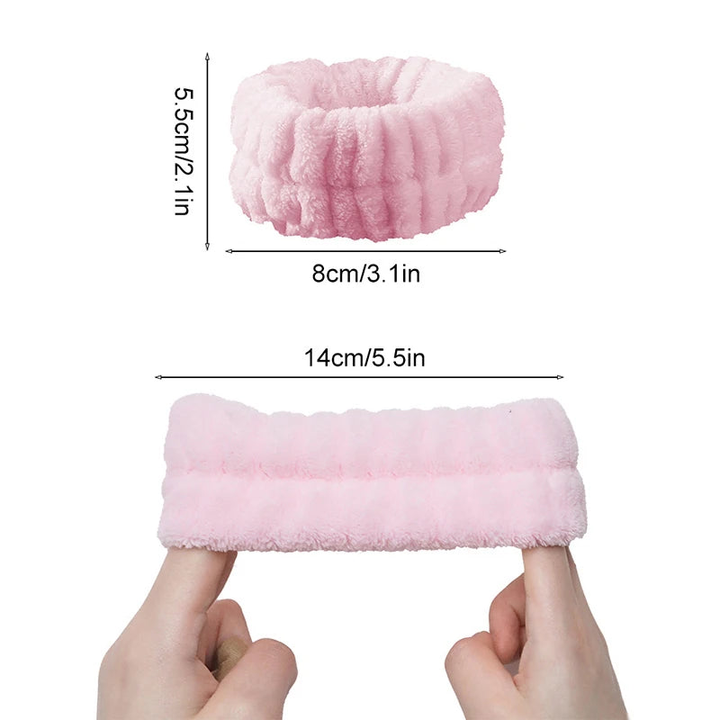 Face Wash Headband & wristband set