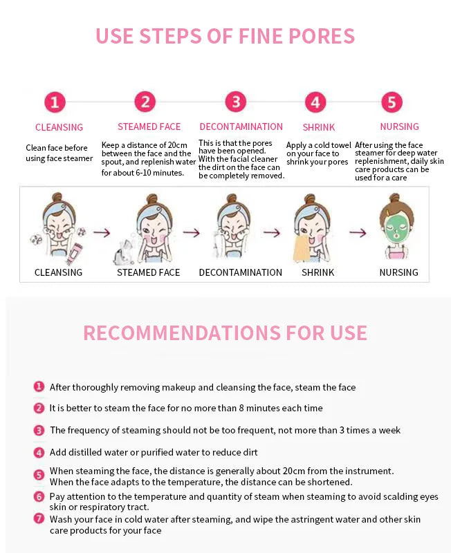 SPA Humidifier for Deep Facial Cleansing & Moisturizing