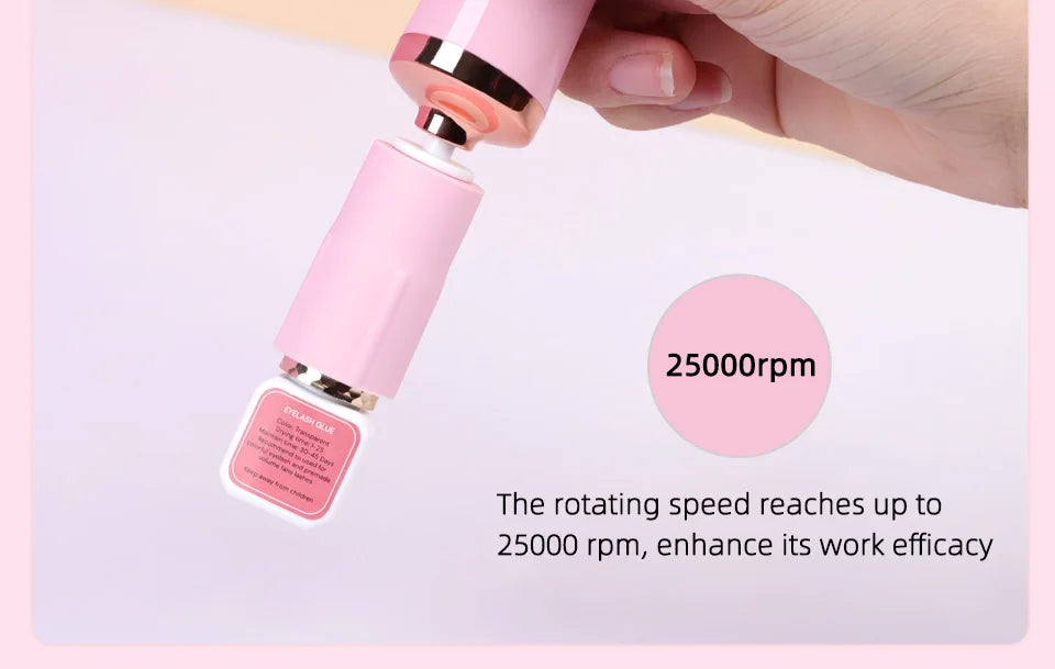 Portable USB Lash Glue Shaker – Fast & Even Adhesive Mixer Tool