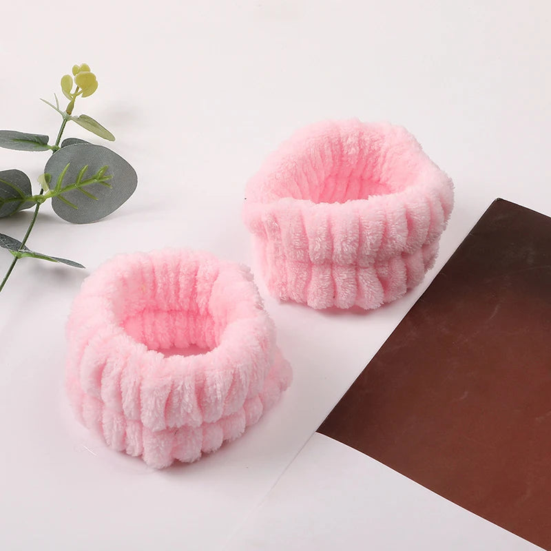 Face Wash Headband & wristband set