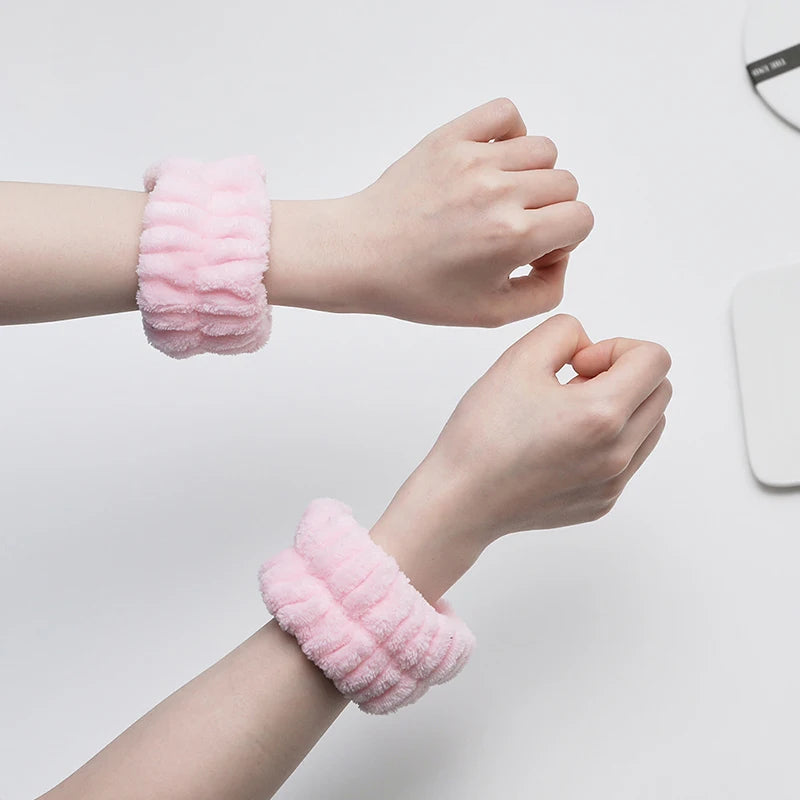 Face Wash Headband & wristband set