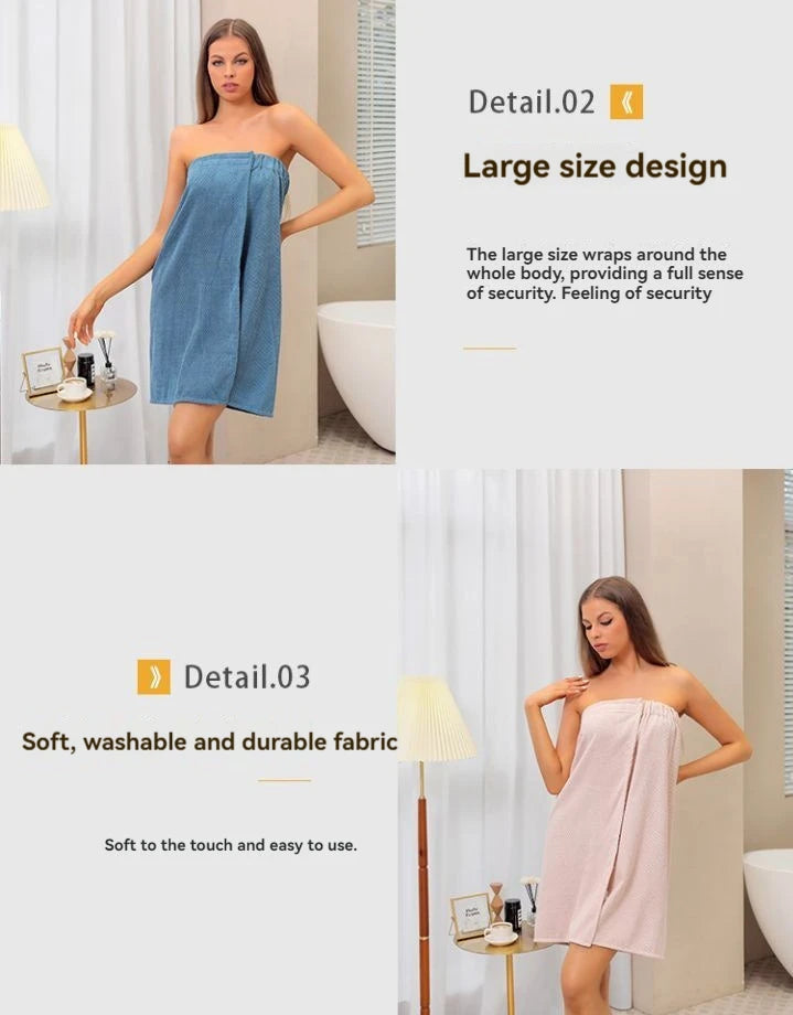 Shower & Sauna Bathrobe for Women