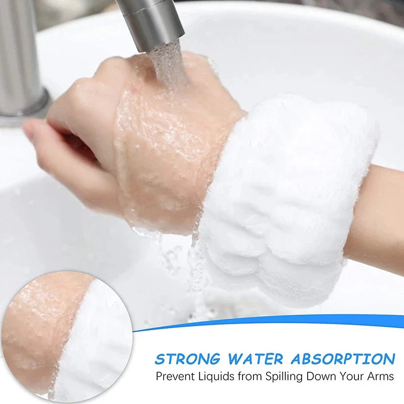 Face Wash Headband & wristband set