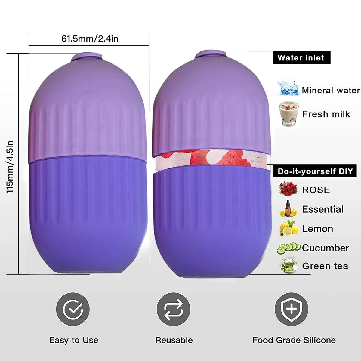 Silicone Ice Facial Roller – Lifting & Contouring Tool