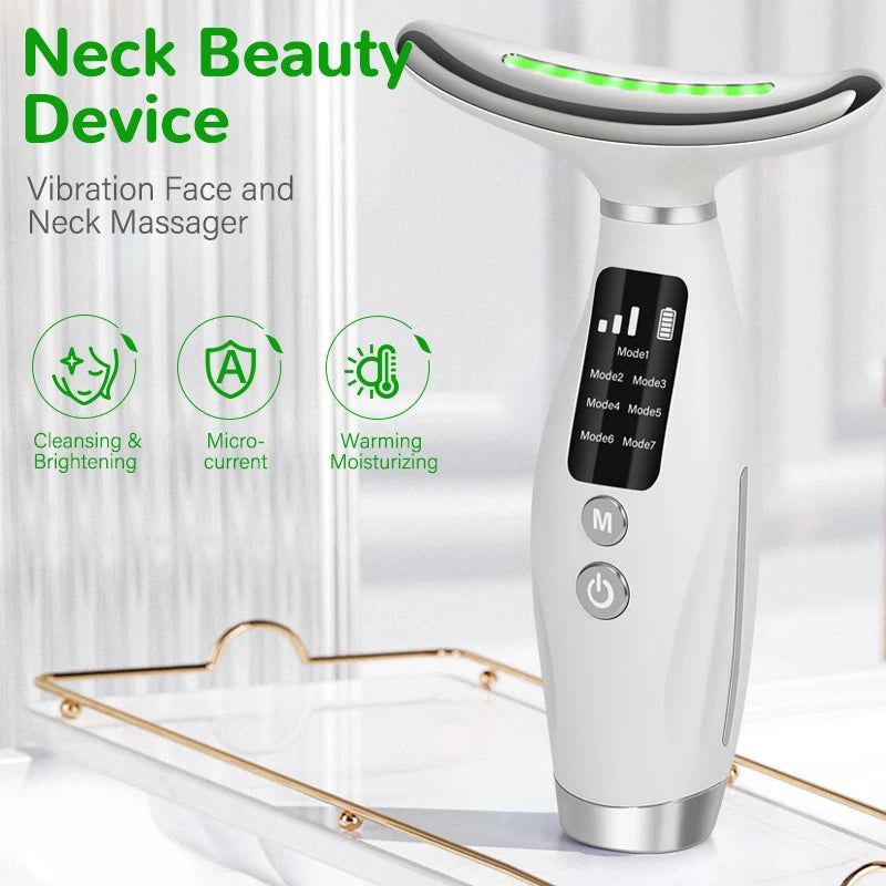 Vibration Massage Face & Neck Beauty Device