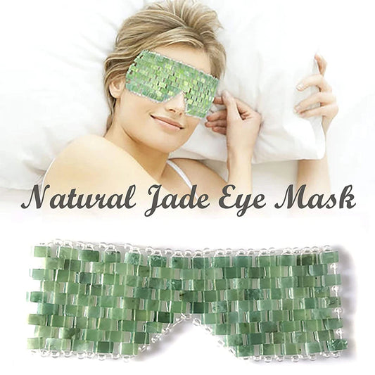 Jade Eye Mask Facial Care Beauty Cooling Cold SPA Massager