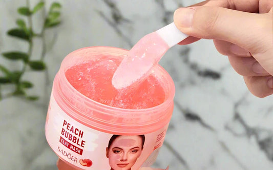 Peach Bubble Face Mask