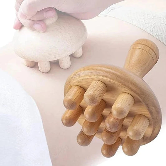 Mushroom Wood Therapy Massage Tool